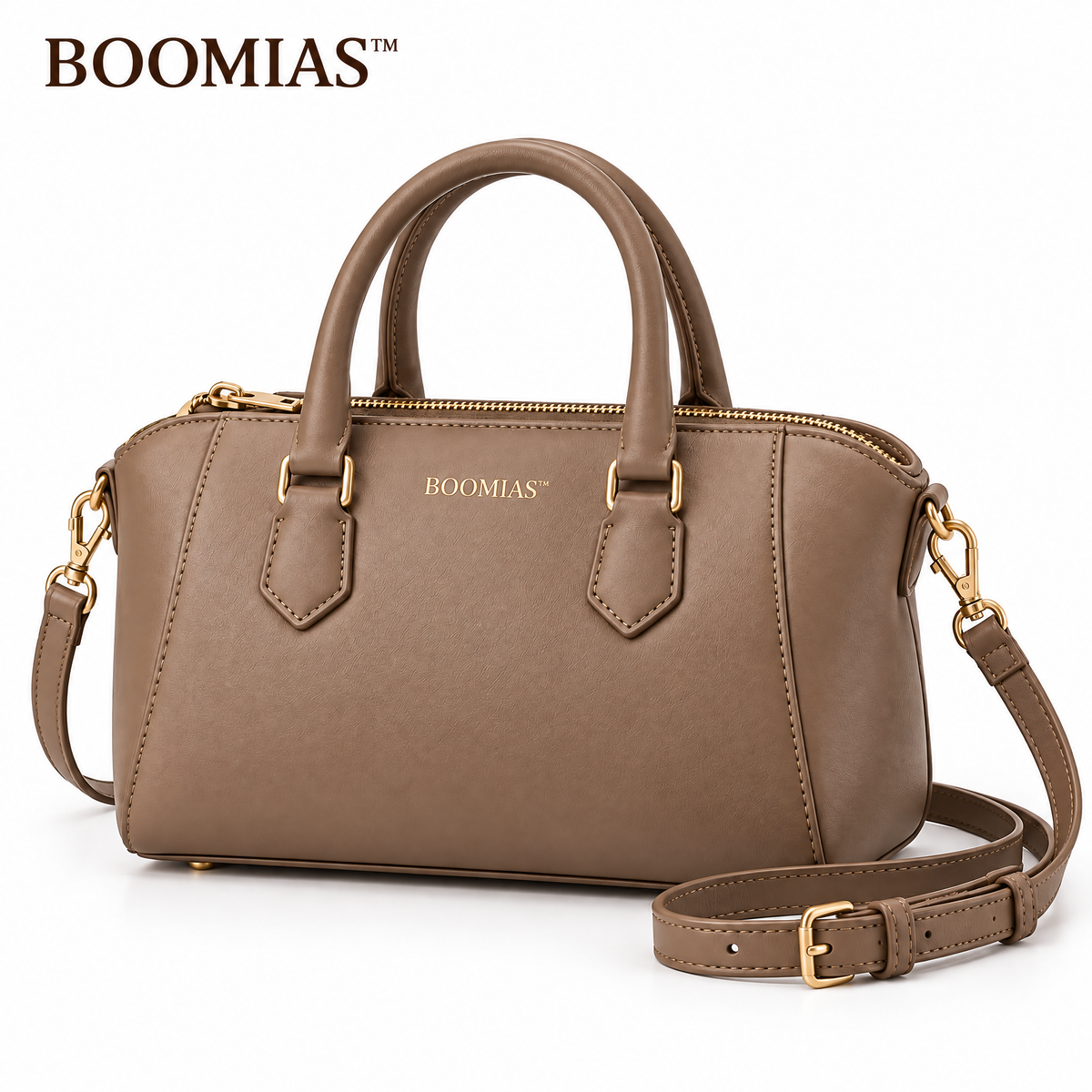 BOOMIAS™ Arden Convertible Satchel — Women’s Top Handle Purse and Adjustable Crossbody Bag